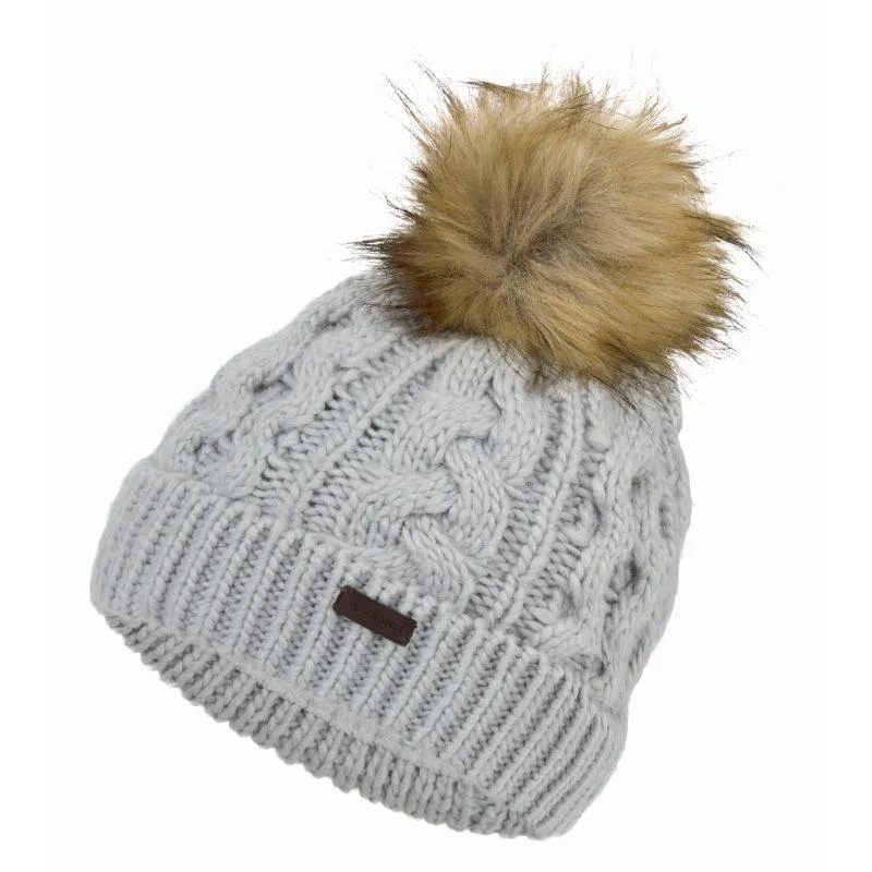 Schoffel Bakewell Ladies Bobble Hat - Silver Grey