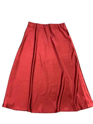 Skirt Midi By Timing In Red, Size: M