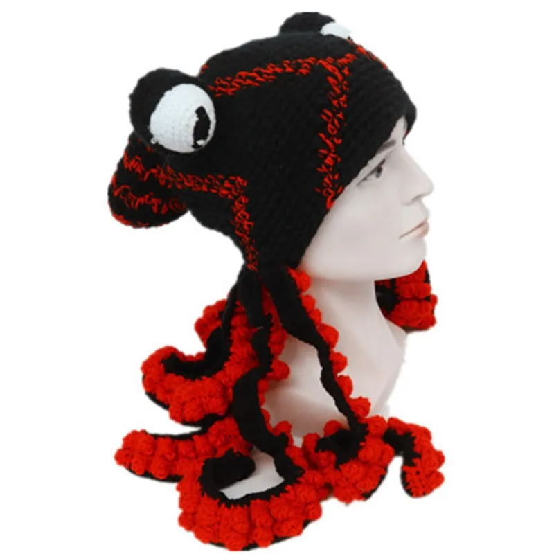 TEEK - Octopus Tentacles Hand Weave Knit Hat