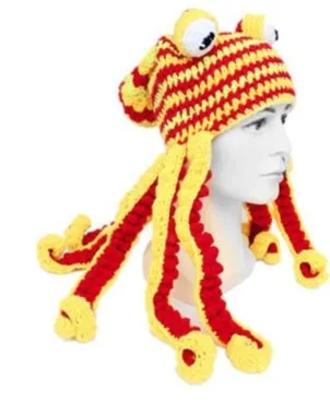 TEEK - Octopus Tentacles Hand Weave Knit Hat