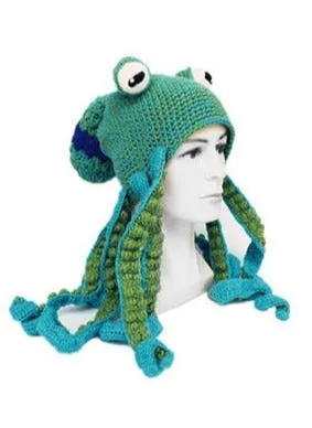 TEEK - Octopus Tentacles Hand Weave Knit Hat