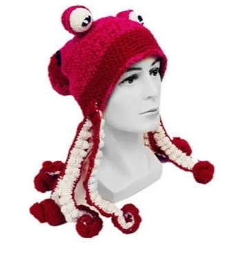 TEEK - Octopus Tentacles Hand Weave Knit Hat