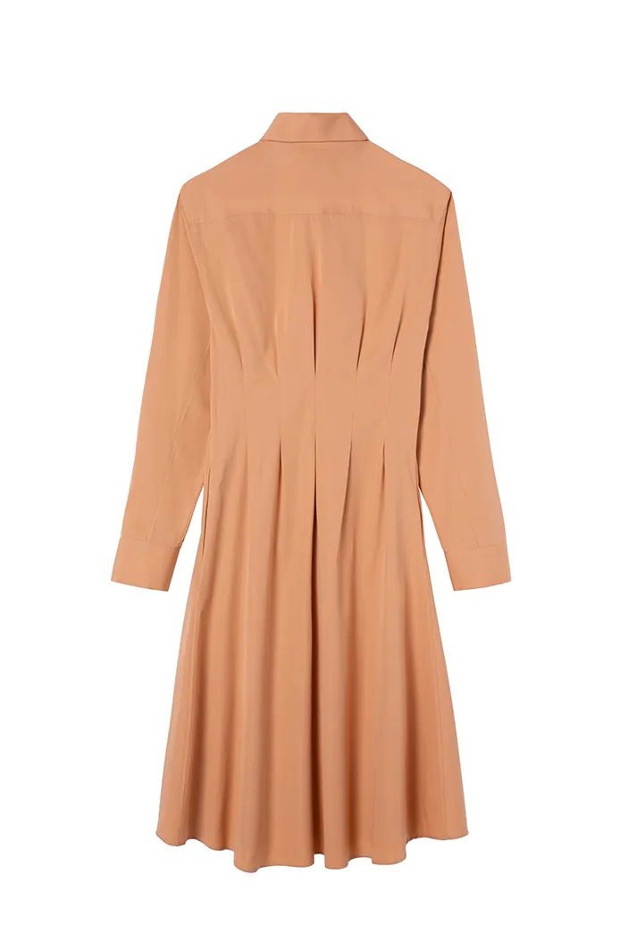 Terracota Sculpting-Waist Belt Dress