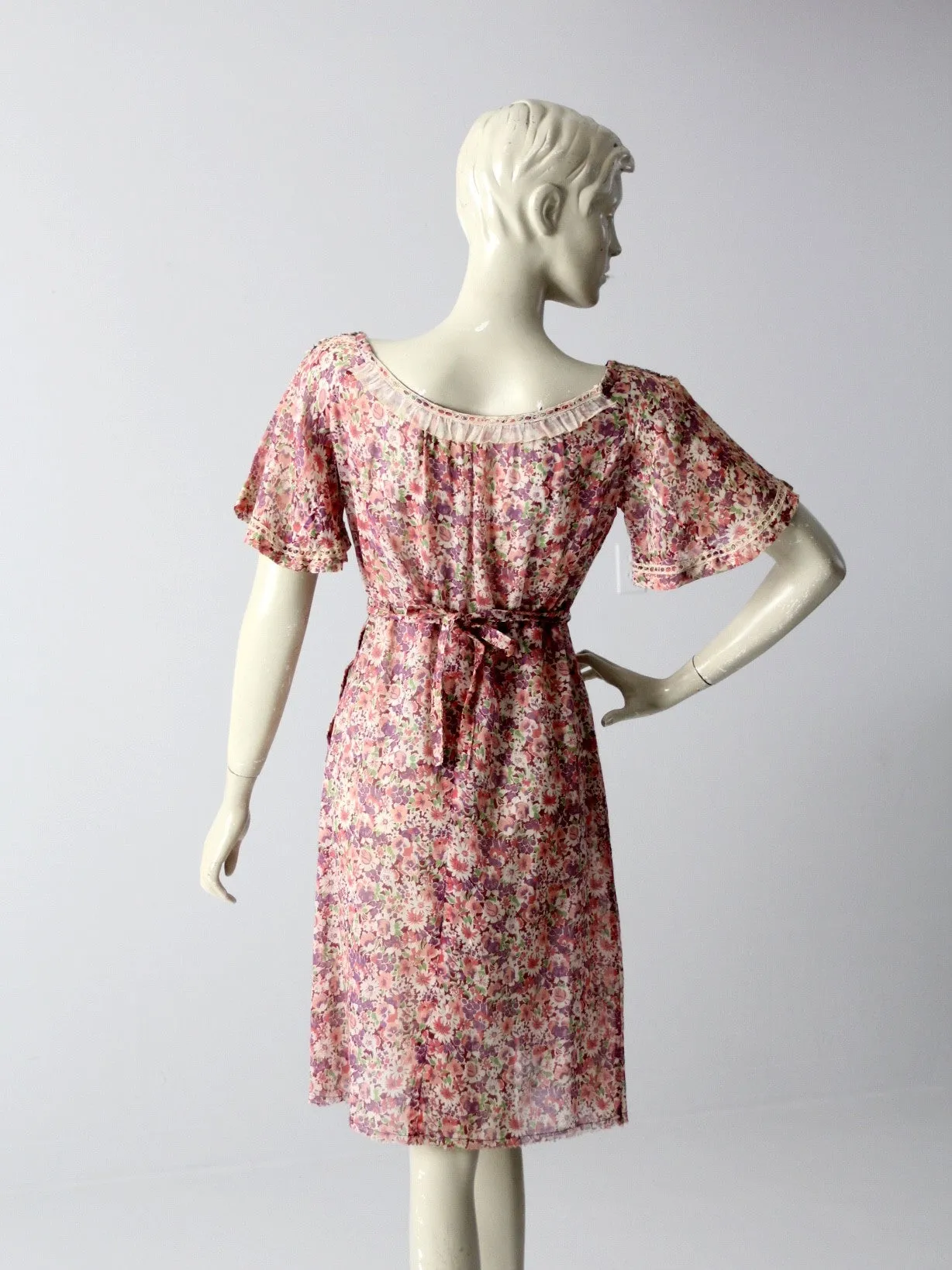 vintage 30s floral dress