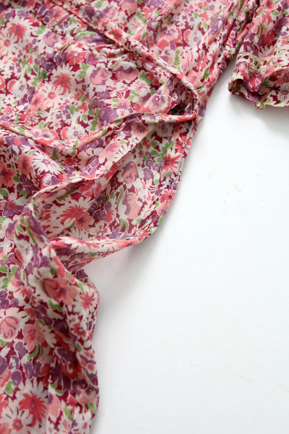 vintage 30s floral dress