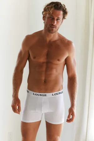 White Boxers Three-Pack