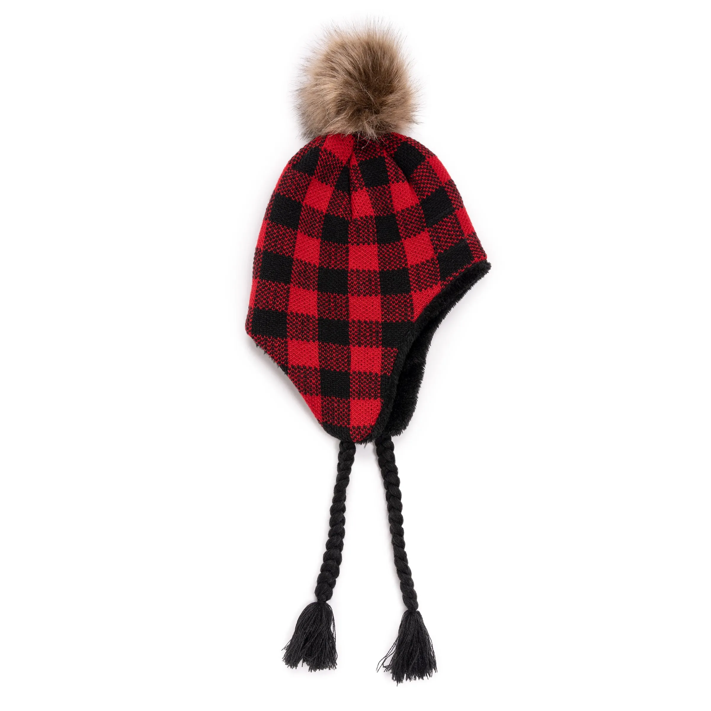 Women's Trapper Hat With 3 Pack Glove Set