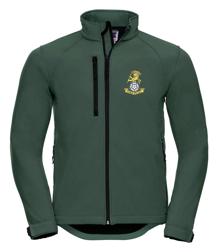 Yorkshire Regiment Embroidered 3 Layer Softshell Jacket